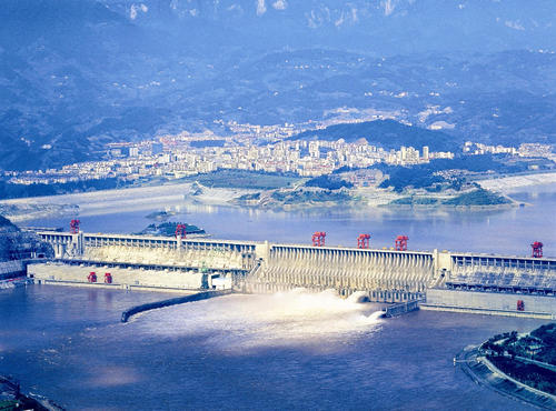 雄伟的三峡大坝