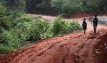 上学路上的美景