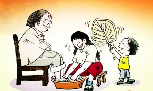 孝顺我