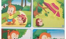 猴子和刺猬看图写话二年级