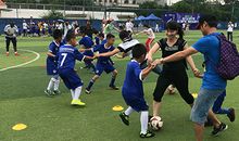 一场激动人心的足球比赛