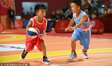 开心的篮球比赛