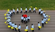 难忘的运动会检阅式