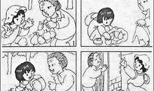 小山雀学本领看图写话