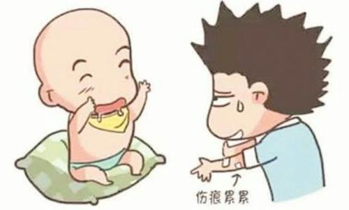 快乐，因为我有一个弟弟