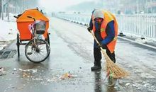 无私奉献的环卫工人
