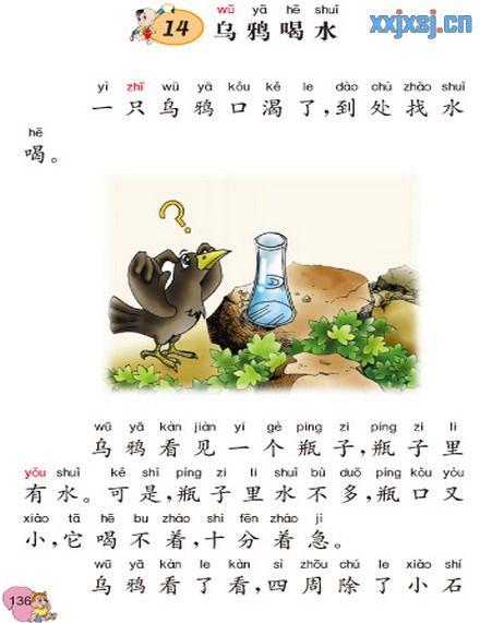 关于阅读《乌鸦喝水》的思考