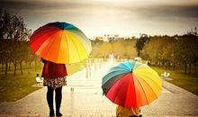 幸福藏在雨伞里