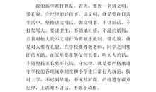 新学期新打算作文300字