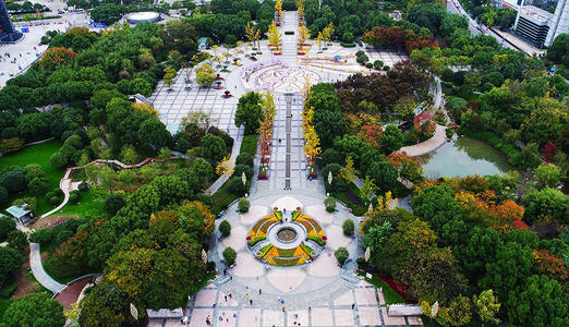 美丽的中秋公园
