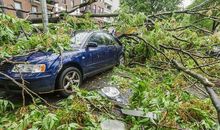 令人后怕的台风