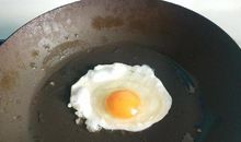 尝试煎鸡蛋