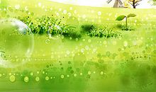 我心中的绿草地