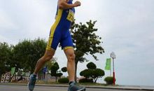 激烈的跑步比赛