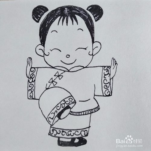 站立画