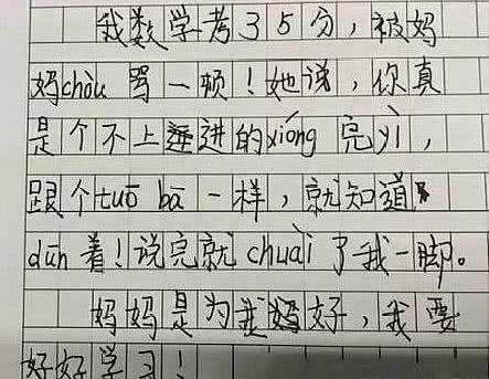 表弟的作文