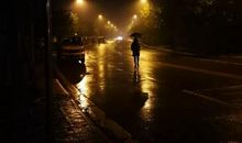 雨夜中的男人