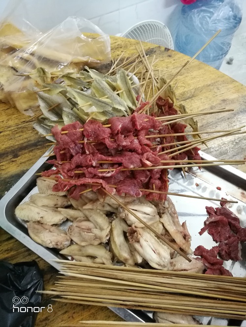 第一个月第二天烧烤