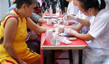 我为社区老人送温暖