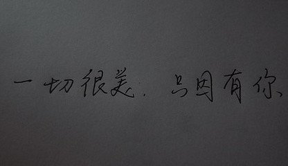 爱在文字中