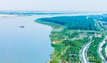 迷人的滨江公园