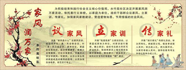 我和父母树立了家庭座右铭