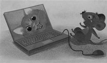 老鼠和猫看图写话