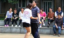 第一次参加跳绳比赛