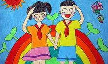 在阳光下美美成长