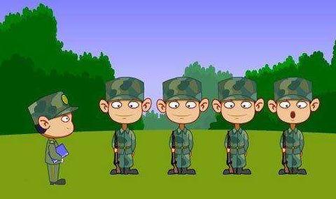 以军事训练为主题