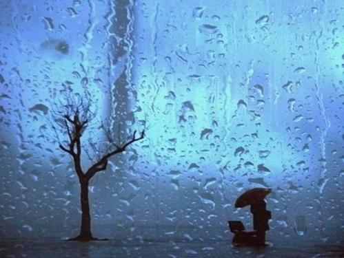 下雨了