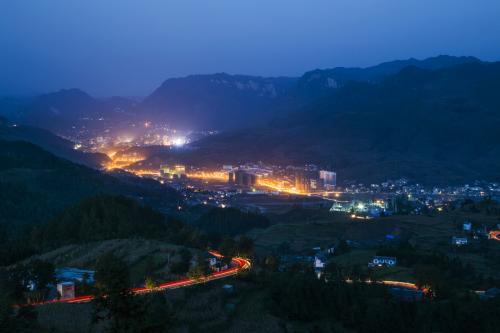 农村夜景