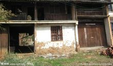 阳光下的老房子