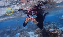 第一次尝试浮潜