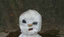 堆雪人真有趣