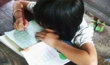 妈妈辅导我写作业