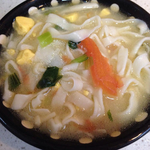 首次手工制作面条