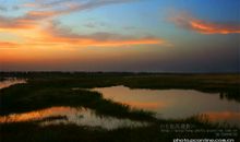 夕阳余晖下的感动