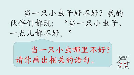 我是一个小虫子论文二年级