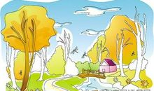 秋天的诗意作文400字