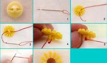 我学会了缝扣子