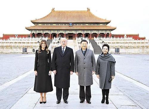 参观故宫博物院
