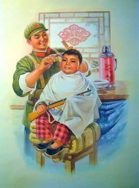 我陪我哥哥去理发