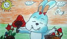 小兔子采蘑菇