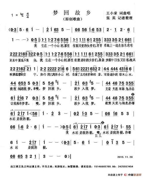 我梦想着回到家乡