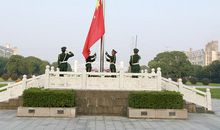 一次庄严的升旗仪式