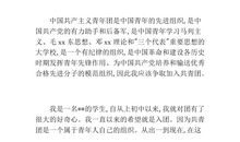 初中在校学生入团申请书（一）