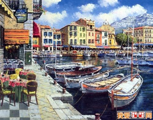 镇上的风景也是一所学校