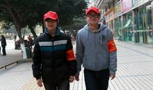 我当文明劝导员