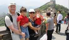 妈妈带我爬长城